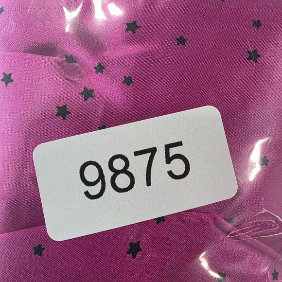 Womens Morgan Taylor Pink & Black Stars Sleep Shirt Button Up Long Sleeve XXL - Picture 6 of 6